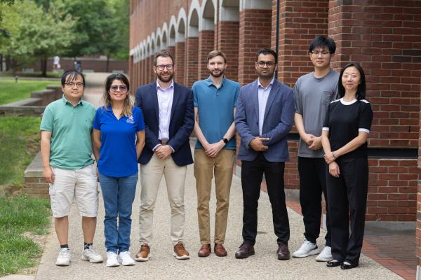 Group photo of the new Pigman College of Engineering faculty in 2025