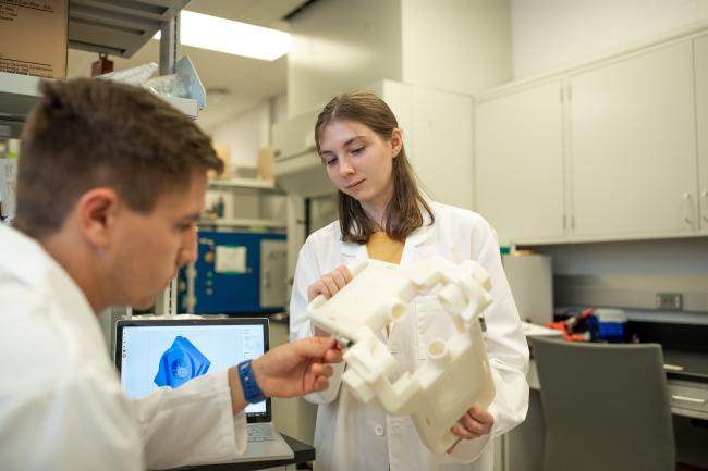 Photo of Trisha Sullivan in the lab